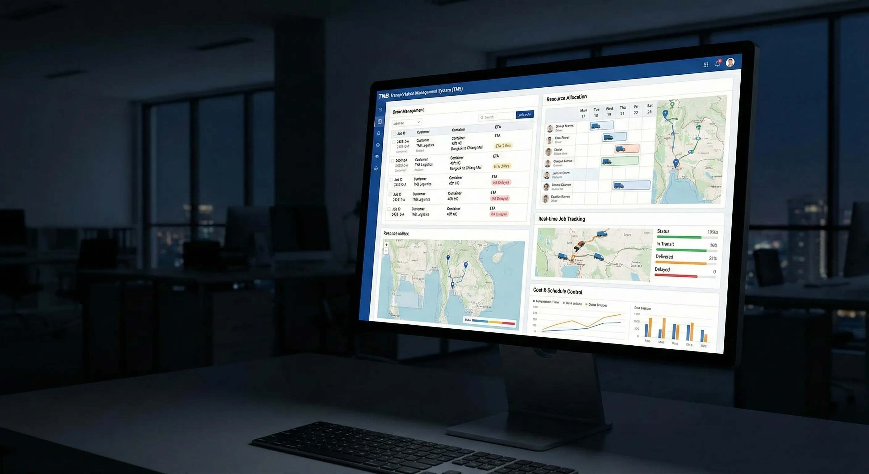TMS System Dashboard